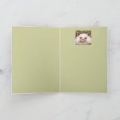 Hedghog mit Traubenhyakinth-Karte Karte (Innenseite)