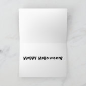 Hedgie Halloween-Karte Karte (Innenseite)