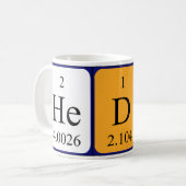 Hedi Periodenname Tasse (Vorderseite Links)