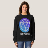 Hedron und HEX Crypto auf PulseChain NFT Handel & Sweatshirt (Vorne ganz)