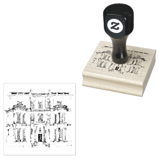 Hedsor House-Briefmarke Gummistempel (Stempel)