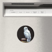 Hedwig auf Bücher Magnet (In Situ (Geschirrspüler))