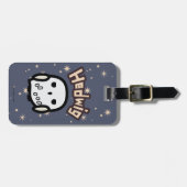 Hedwig Cartoon Character Art Gepäckanhänger (Vorderseite horizontal)