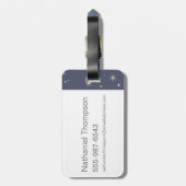 Hedwig Cartoon Character Art Gepäckanhänger (Rückseite vertikal)