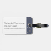 Hedwig Cartoon Character Art Gepäckanhänger (Rückseite horizontal)