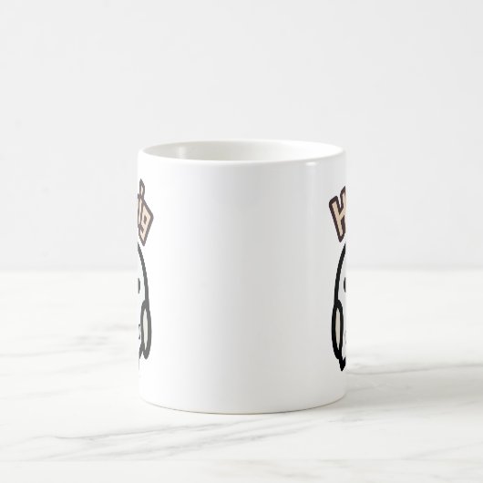 Hedwig Cartoon Character Art Kaffeetasse (Mittel)