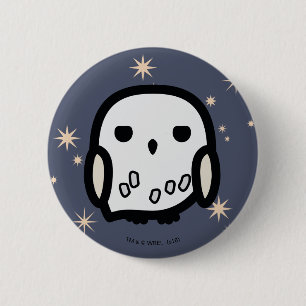 Hedwig Cartoon Charakter Kunst Button