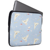 Hedwig-Eulenpost-Briefe-und-Bücher-Muster Laptopschutzhülle (Vorne Rechts)