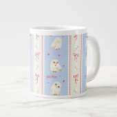 Hedwig Eulenpost-Streifenmuster Jumbo-Tasse (Vorderseite Rechts)
