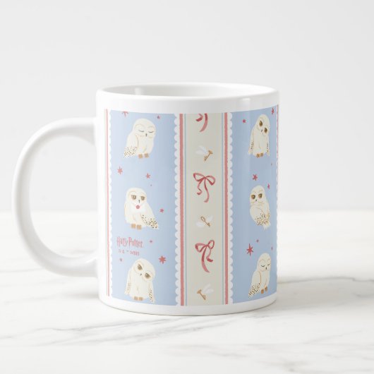 Hedwig Eulenpost-Streifenmuster Jumbo-Tasse (Links)