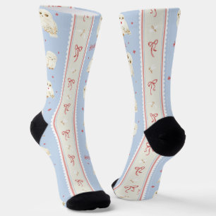 Hedwig-Eulenpost-Streifenmuster Socken