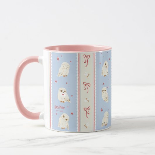 Hedwig Eulenpost Streifenmuster Tasse (Links)
