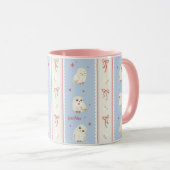 Hedwig Eulenpost Streifenmuster Tasse (VorderseiteRechts)