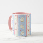 Hedwig Eulenpost Streifenmuster Tasse (Vorderseite Links)