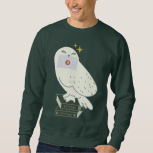 Hedwig mit Brief Skurrile Zeichnung Sweatshirt