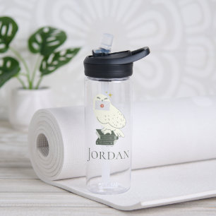 Hedwig mit Brief Whimsical-Zeichnung Trinkflasche