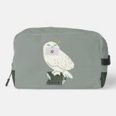 Hedwig mit Brief Whimsical-Zeichnung Waschbeutel (Rückseite)
