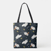 Hedwig Nachtmondlicht-Muster Tasche (Rückseite)