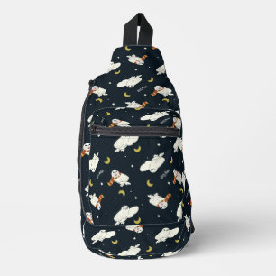 Hedwig Nachtmondmuster Crossbody Bag