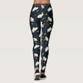 Hedwig Nachtmondmuster Leggings (Rückseite)
