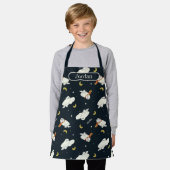 Hedwig Nachtmondmuster Schürze (Getragen)