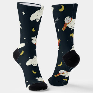 Hedwig Nachtmondmuster Socken