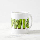 Hedwig Name Kiwi Style Tasse Teetasse Kaffeetasse (VorderseiteRechts)