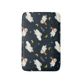 Hedwig Nighttime Moonlight Pattern Badematte (Vorderseite Vertikal)