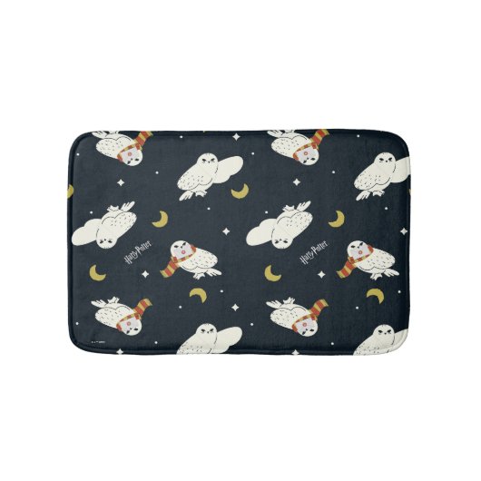 Hedwig Nighttime Moonlight Pattern Badematte (Vorderseite)