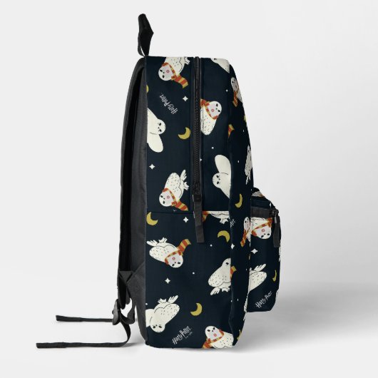 Hedwig Nighttime Moonlight Pattern Bedruckter Rucksack (Links)