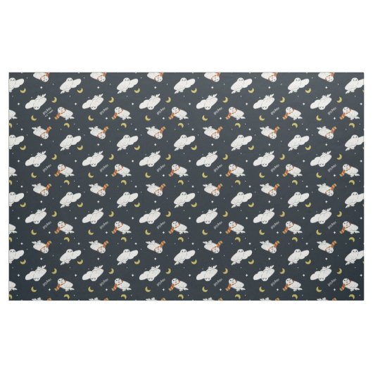 Hedwig Nighttime Moonlight Pattern Stoff (Yard (91,4 cm))