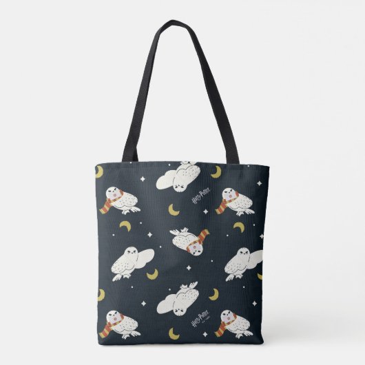 Hedwig Nighttime Moonlight Pattern Tasche (Rückseite)
