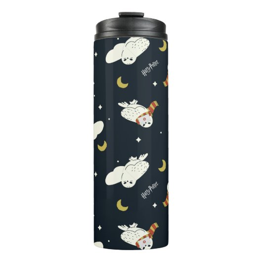 Hedwig Nighttime Moonlight Pattern Thermosbecher (Vorderseite)
