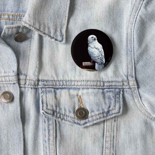 Hedwig on books button (Beispiel)