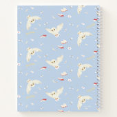 Hedwig Owl Post Letters and Books Pattern Notizblock (Rückseite)