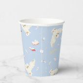 Hedwig Owl Post Letters and Books Pattern Pappbecher (Rechts)