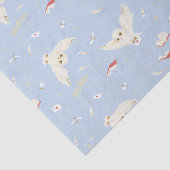 Hedwig Owl Post Letters and Books Pattern Seidenpapier (Ausschnitt)