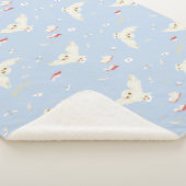 Hedwig Owl Post Letters and Books Pattern Sherpadecke (3/4)