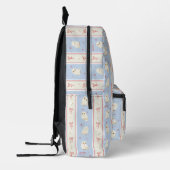 Hedwig Owl Post Stripe Pattern Bedruckter Rucksack (Links)