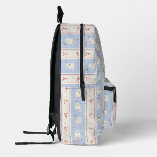 Hedwig Owl Post Stripe Pattern Bedruckter Rucksack (Links)