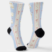 Hedwig Owl Post Stripe Pattern Socken (Gewinkelt)