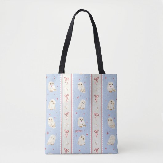 Hedwig Owl Post Stripe Pattern Tasche (Vorderseite)