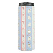 Hedwig Owl Post Stripe Pattern Thermosbecher (Rückseite)