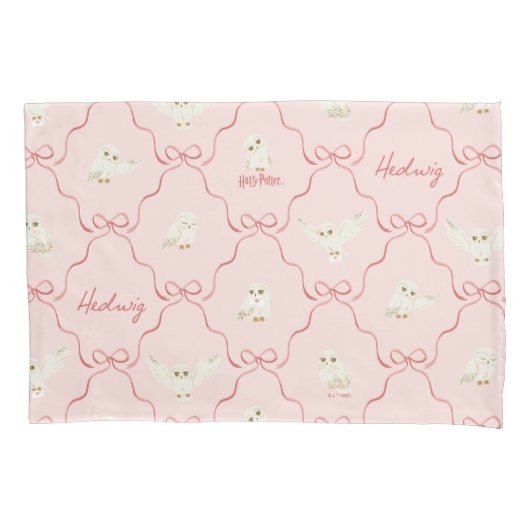 Hedwig Pink Ribbon Pattern Kissenbezug (Vorderseite)
