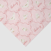 Hedwig Pink Ribbon Pattern Seidenpapier (Ausschnitt)