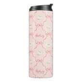 Hedwig Pink Ribbon Pattern Thermosbecher (Nach links gedreht)