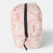 Hedwig Pink Ribbon Pattern Waschbeutel (Rechts)