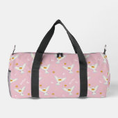 Hedwig Pink Sonnenwende-Muster Duffle Bag (Rückseite)