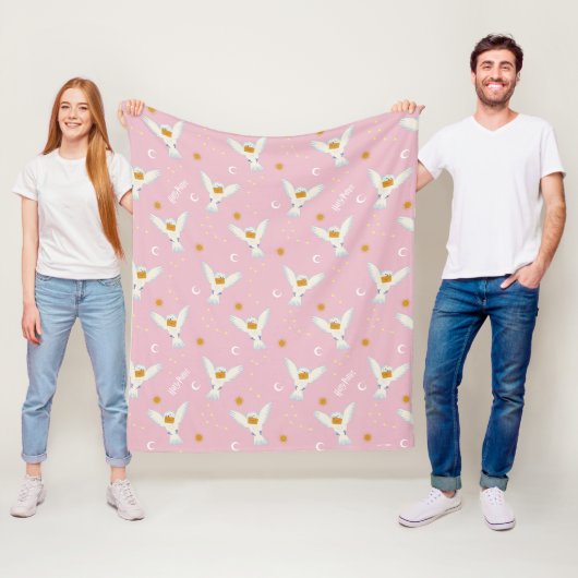 Hedwig Pink Sonnenwende Muster Fleecedecke (Beispiel)