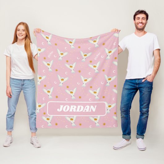 Hedwig Pink Sonnenwende Muster Fleecedecke (Beispiel)